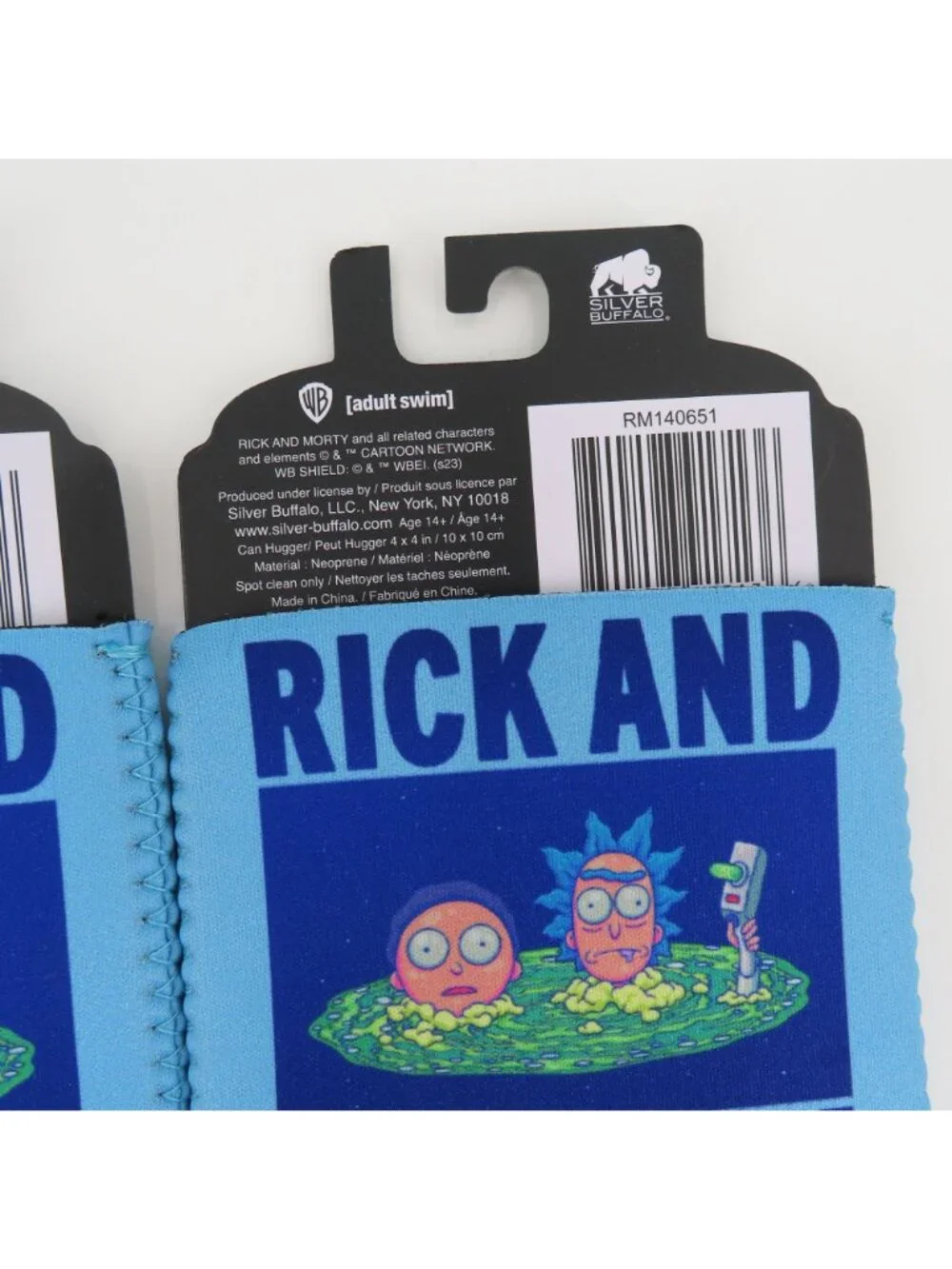 Rick and Morty Set of 2 Can Hugger Koozie Coozies Standard Size 4in x 4in NEW